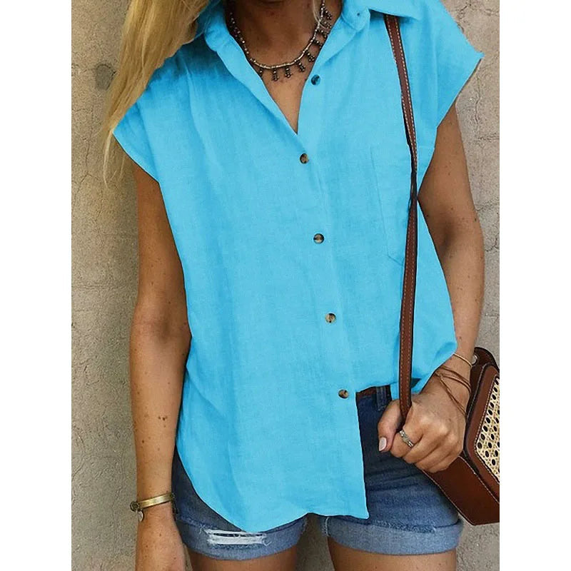 Women's Sleeveless Shirt with Lightweight Design