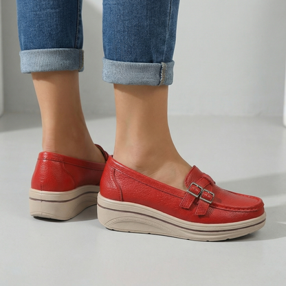 Women's Slip-On Loafers with Softly Textured Upper