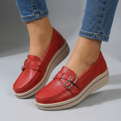 Women's Slip-On Loafers with Softly Textured Upper