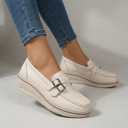 Women's Slip-On Loafers with Softly Textured Upper