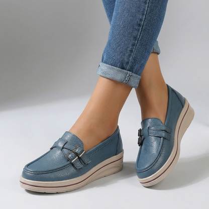 Women's Slip-On Loafers with Softly Textured Upper