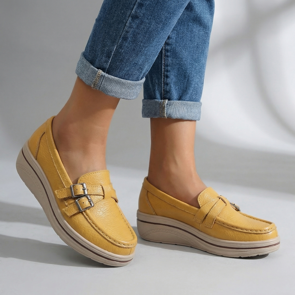 Women's Slip-On Loafers with Softly Textured Upper