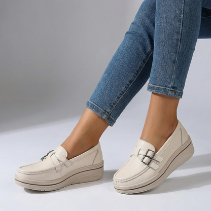 Women's Slip-On Loafers with Softly Textured Upper