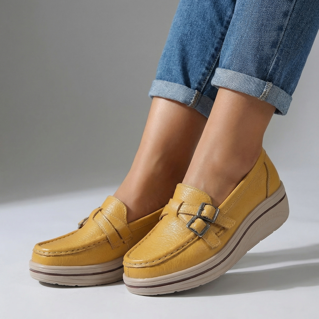 Women's Slip-On Loafers with Softly Textured Upper