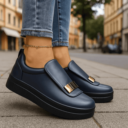 Women's Slip-On Platform Shoes with Lightweight Design