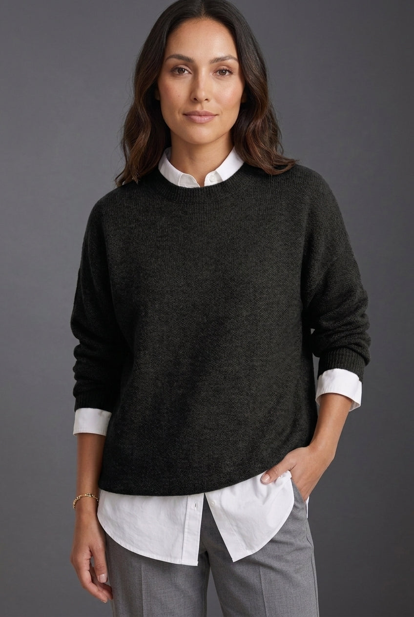 Women's Soft Knit Sweater with Timeless Elegance