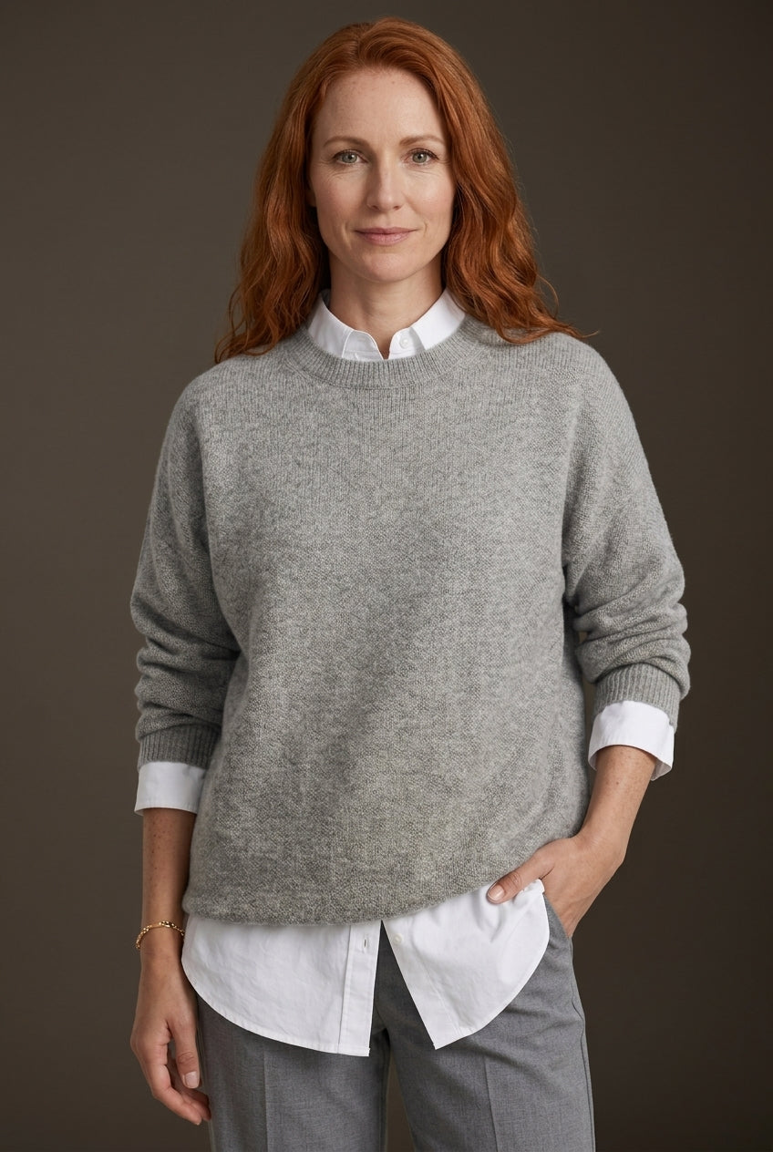 Women's Soft Knit Sweater with Timeless Elegance
