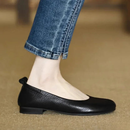 Women's Square-Toe Flats with Soft Sole for Everyday Comfort
