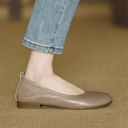 Women's Square-Toe Flats with Soft Sole for Everyday Comfort
