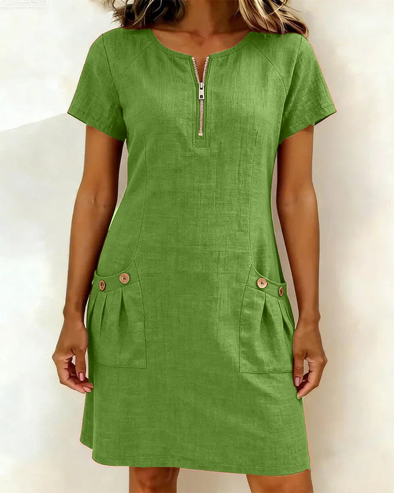 Women's Summer Dress with Flowy Fit and Breathable Design