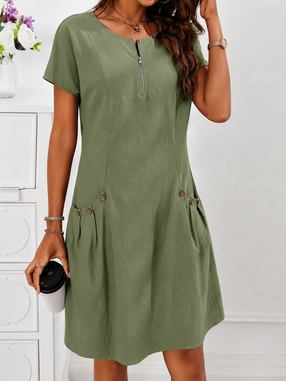 Women's Summer Dress with Flowy Fit and Breathable Design