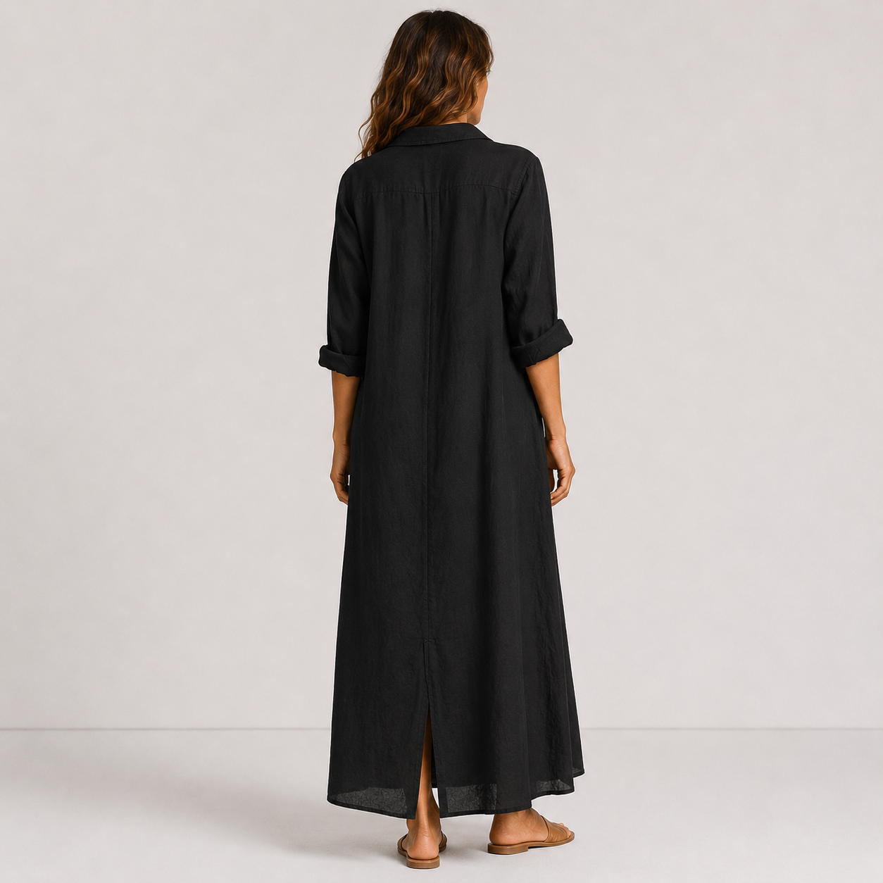 Women's Summer Dress with Long Flowing Cut