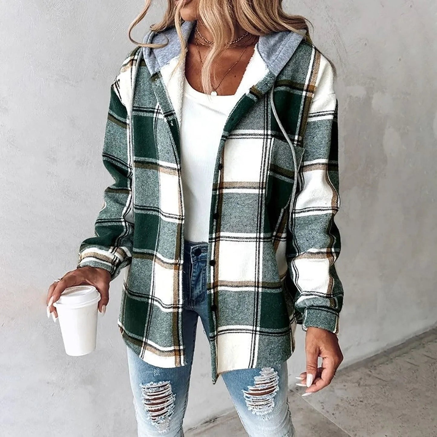 Women's Tailored Autumn Jacket with Soft Fabric for Cosy Comfort