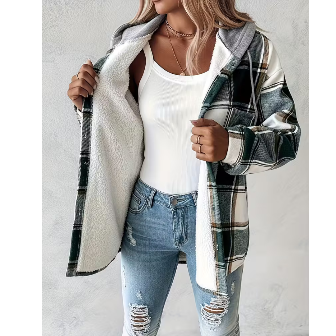 Women's Tailored Autumn Jacket with Soft Fabric for Cosy Comfort