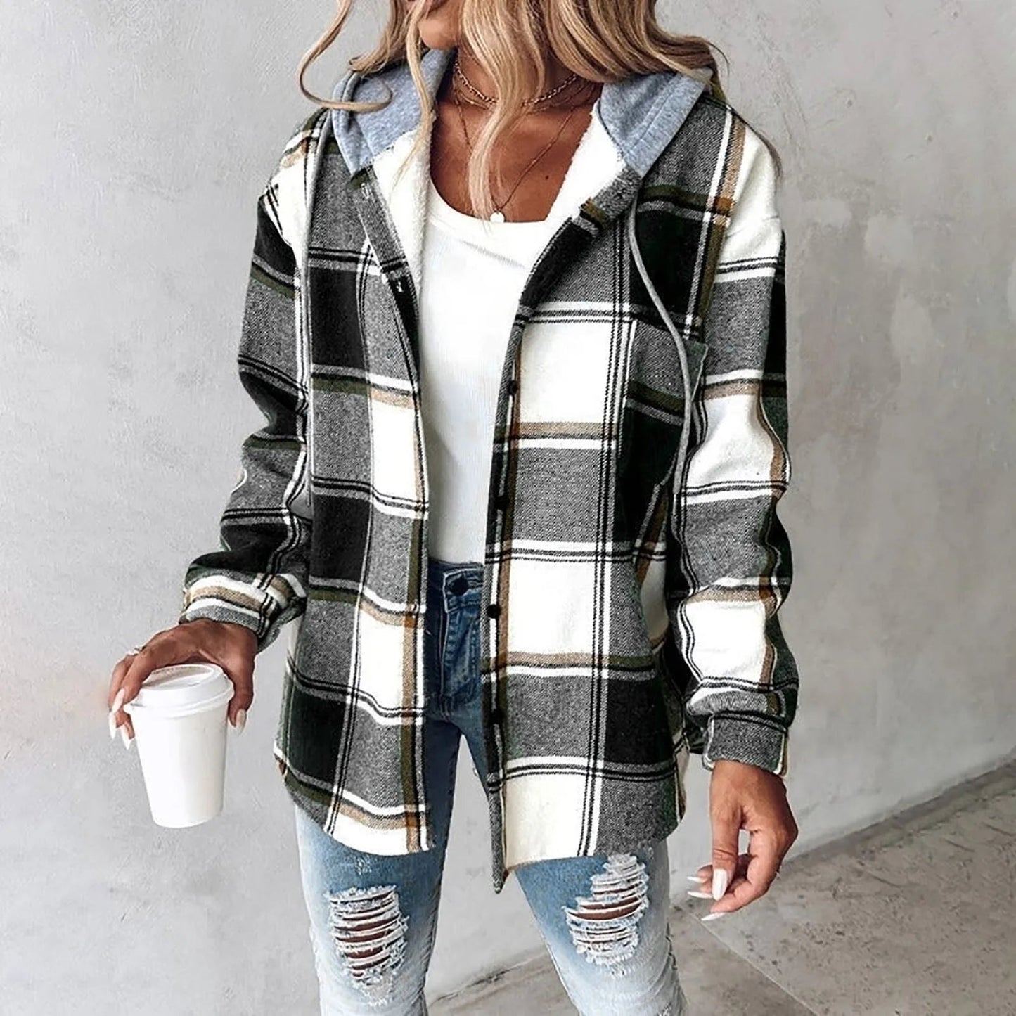 Women's Tailored Autumn Jacket with Soft Fabric for Cosy Comfort