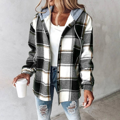 Women's Tailored Autumn Jacket with Soft Fabric for Cosy Comfort