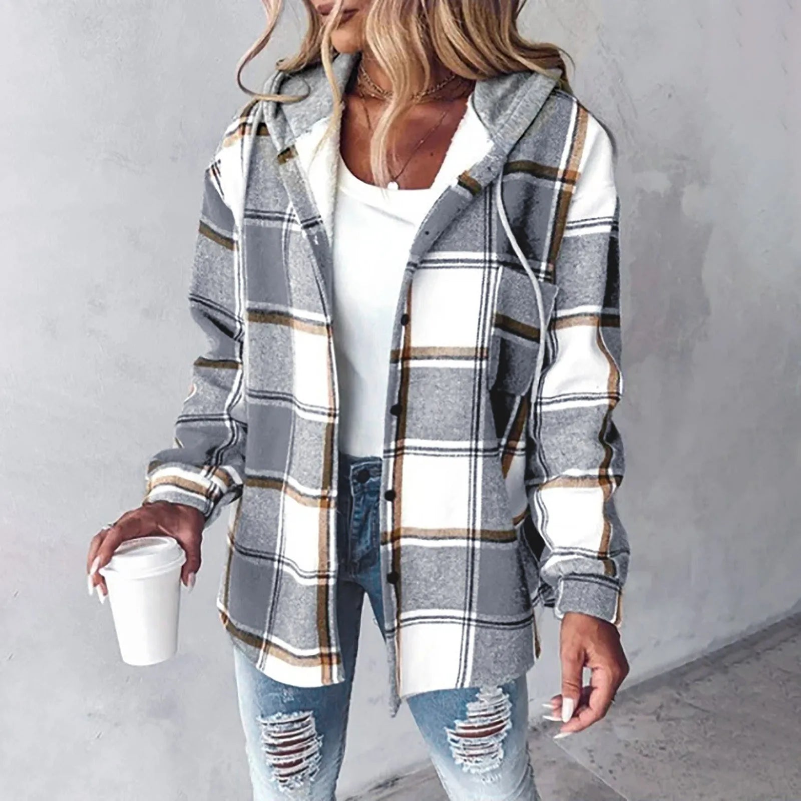 Women's Tailored Autumn Jacket with Soft Fabric for Cosy Comfort