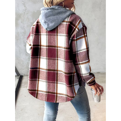 Women's Tailored Autumn Jacket with Soft Fabric for Cosy Comfort