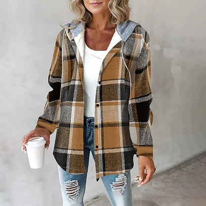Women's Tailored Autumn Jacket with Soft Fabric for Cosy Comfort