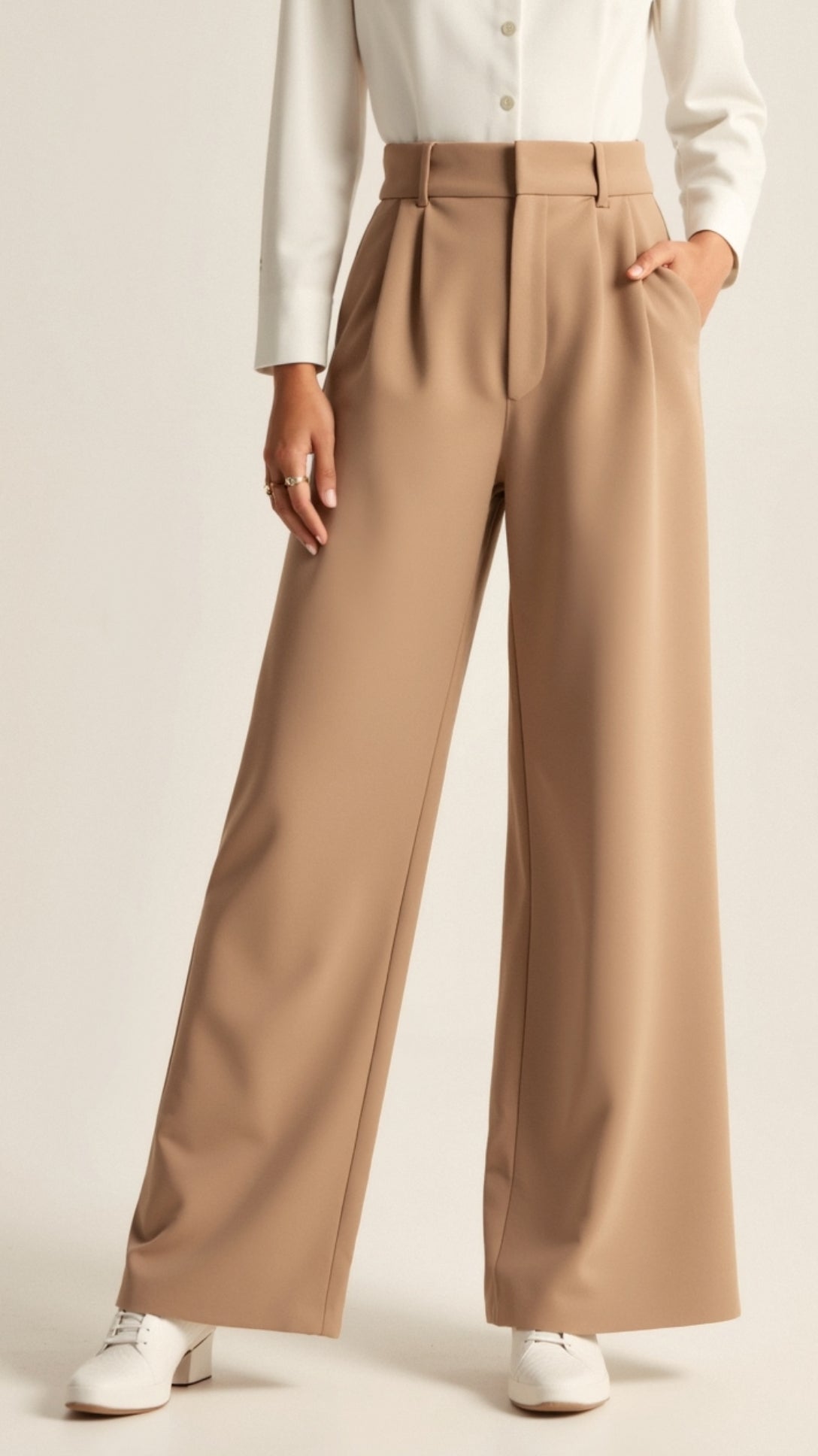daisy | high waisted wide leg trousers