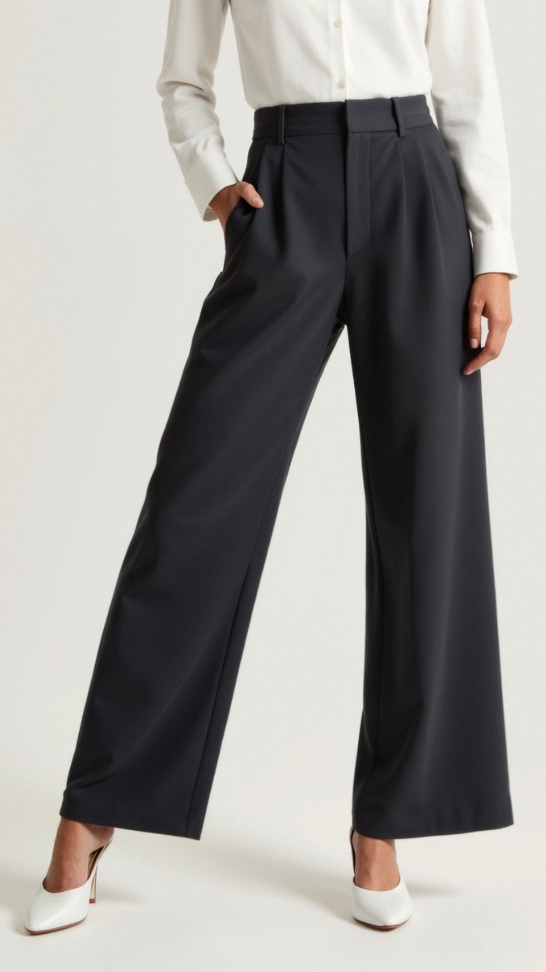 daisy | high waisted wide leg trousers