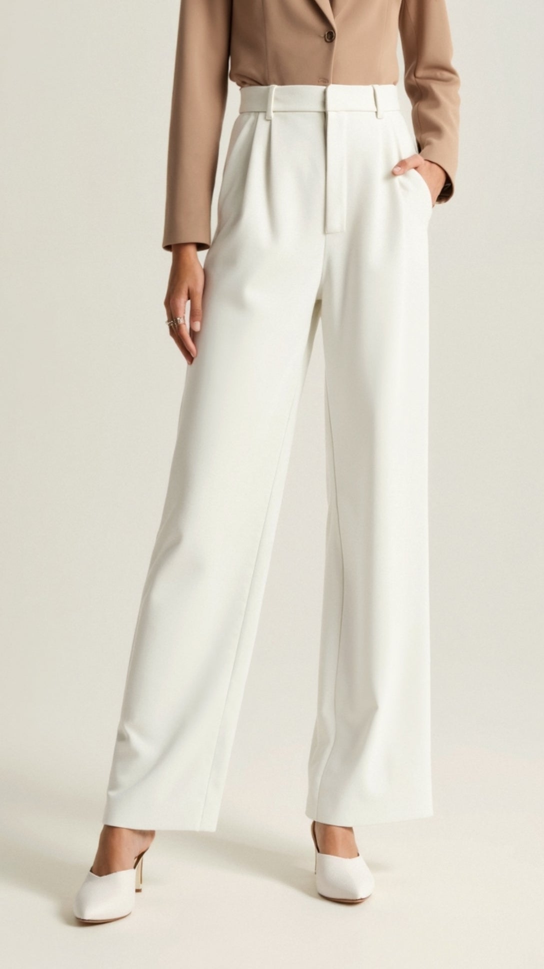 daisy | high waisted wide leg trousers