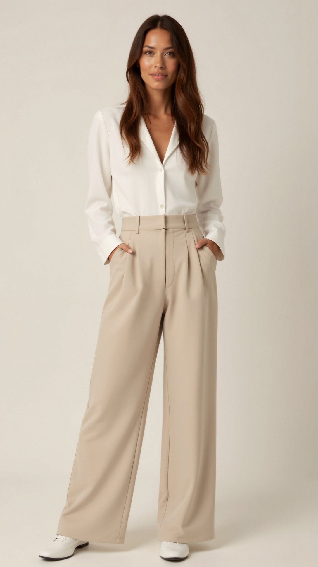 daisy | high waisted wide leg trousers