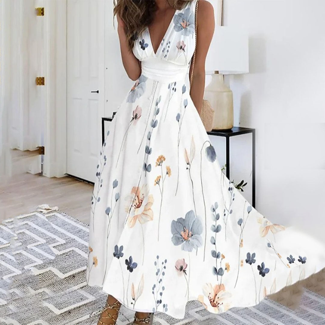 Ivy | Sleeveless V-Neck Maxi Dress