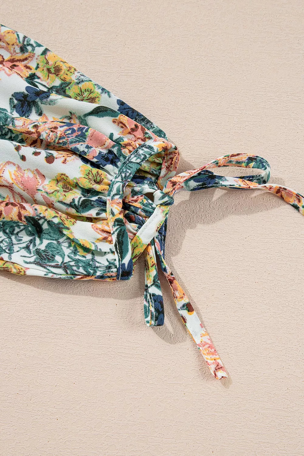 Penny | Floral Print Ruffle Hem Mini Dress