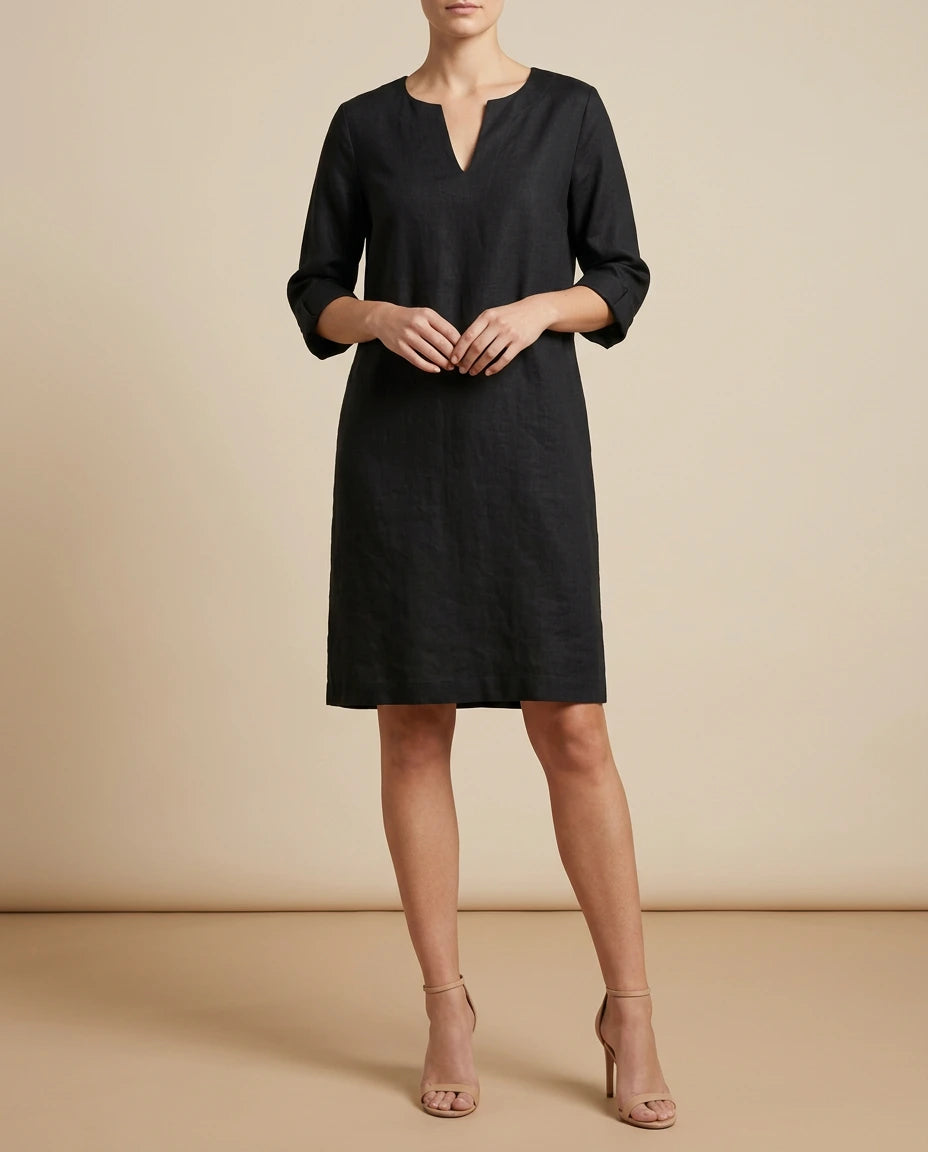 Cherish | V-Neck Knee-Length Dress