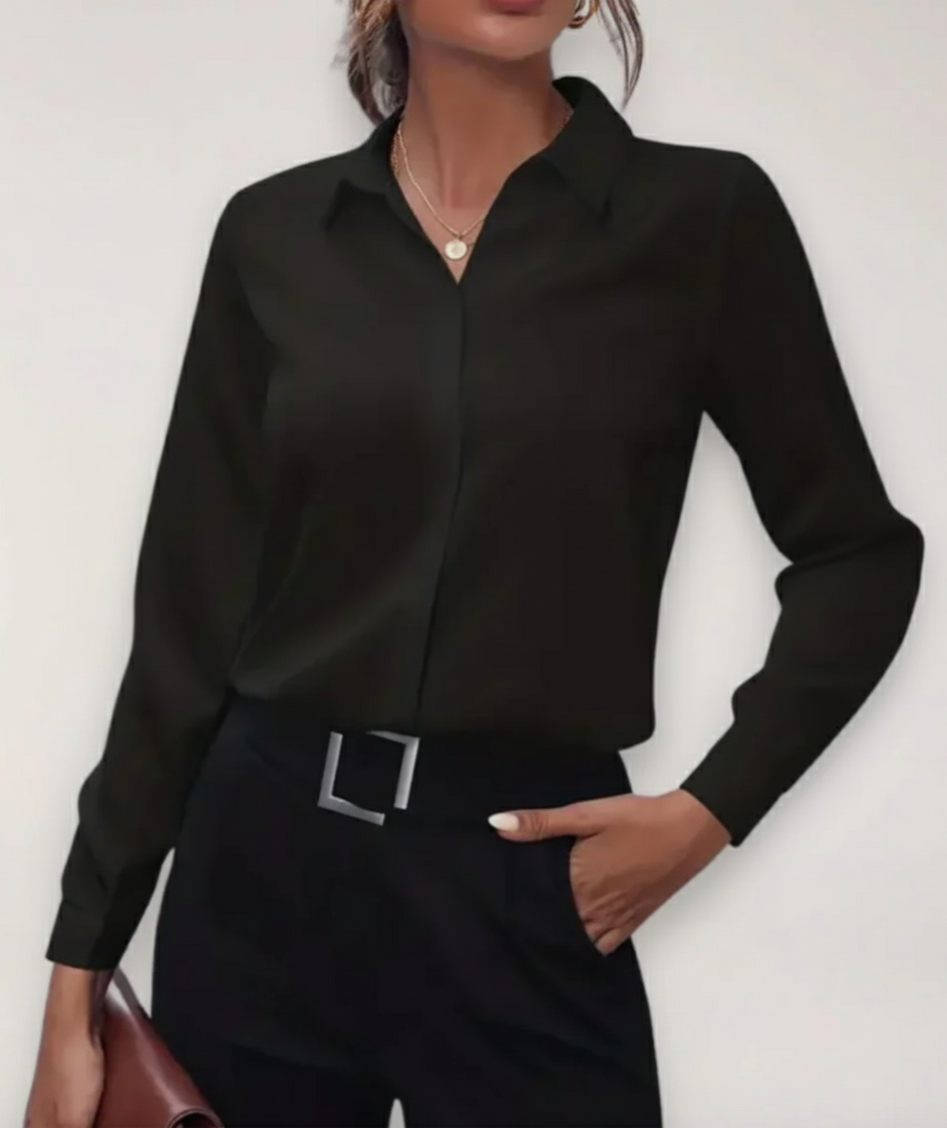 Sofia | Buttoned Office Blouse
