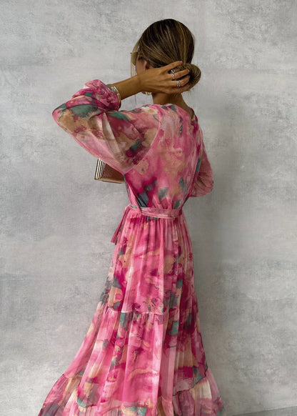 Hazel | V-Neck Floral Wrap Dress