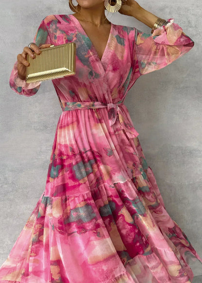 Hazel | V-Neck Floral Wrap Dress