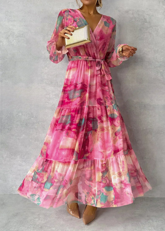 Hazel | V-Neck Floral Wrap Dress