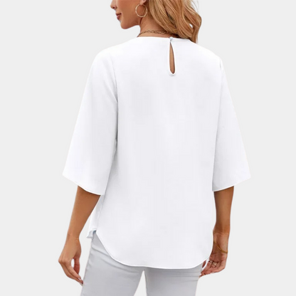 Ivy | Refined Pleated Top for Effortless Elegance