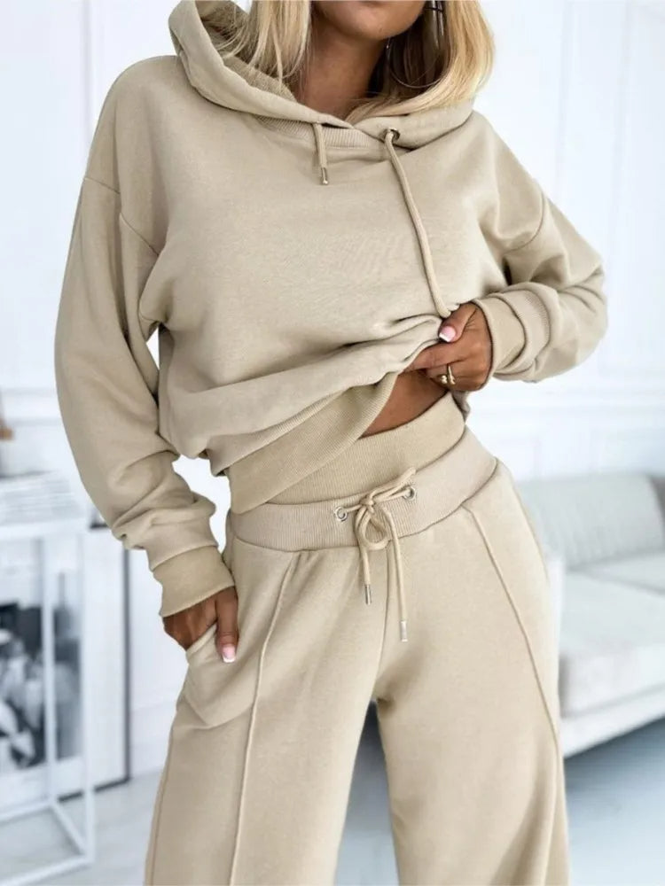 mara | relaxed two-piece summer set beige