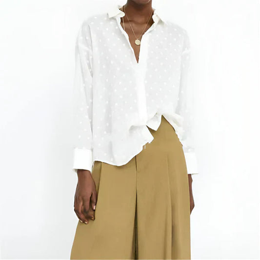 laurien | polka dot elegance blouse