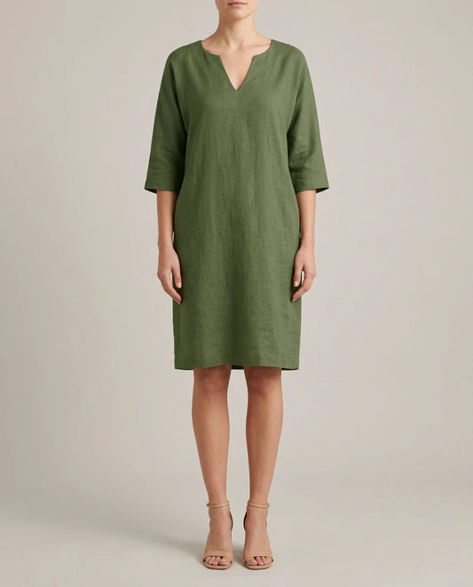 Cherish | V-Neck Knee-Length Dress