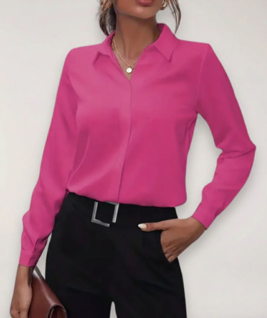 Sofia | Buttoned Office Blouse