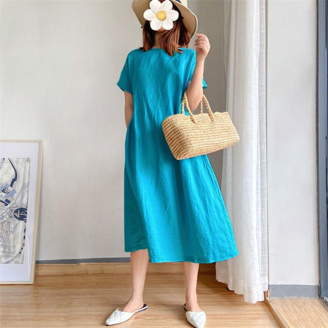 Penny | Short Sleeve Summer Dress