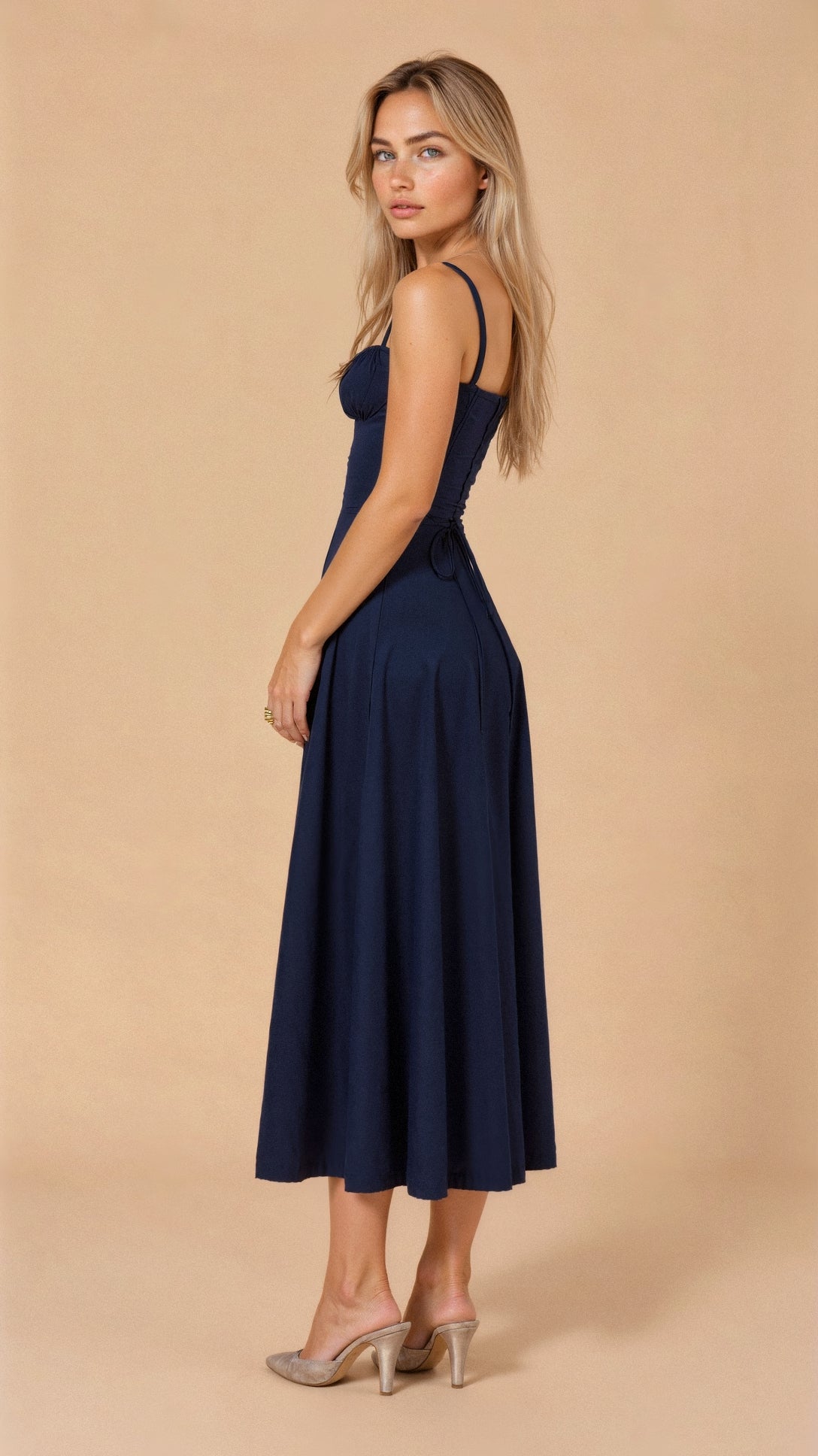 daisy | corset midi dress