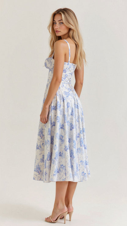 daisy | corset midi dress