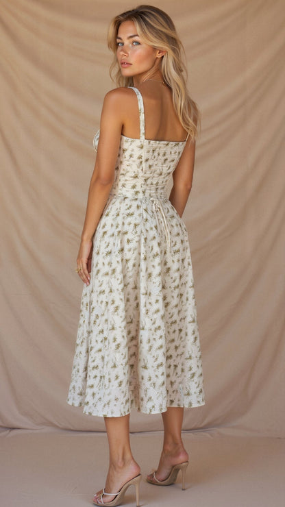 daisy | corset midi dress