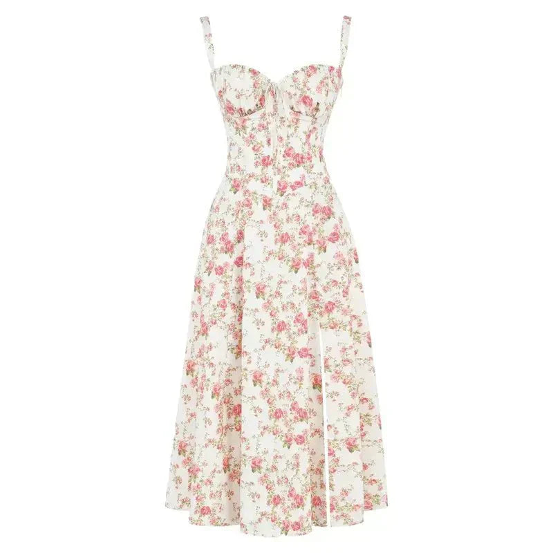 daisy | corset midi dress