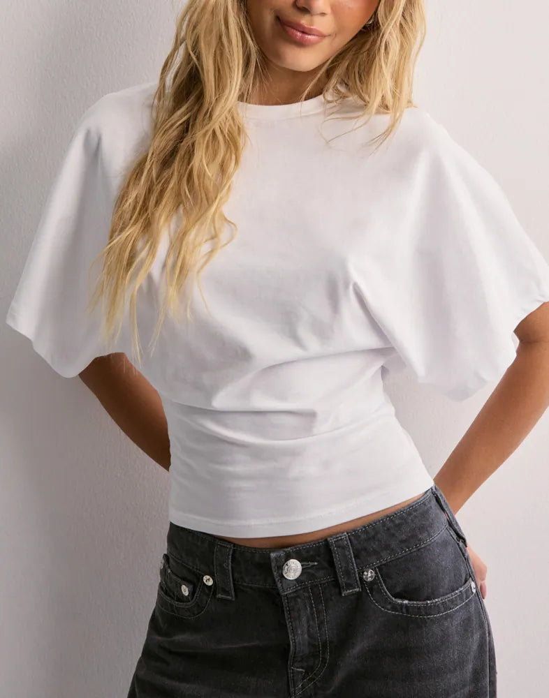 Amaya | Wide Sleeve T-Shirt with Tailored Fit