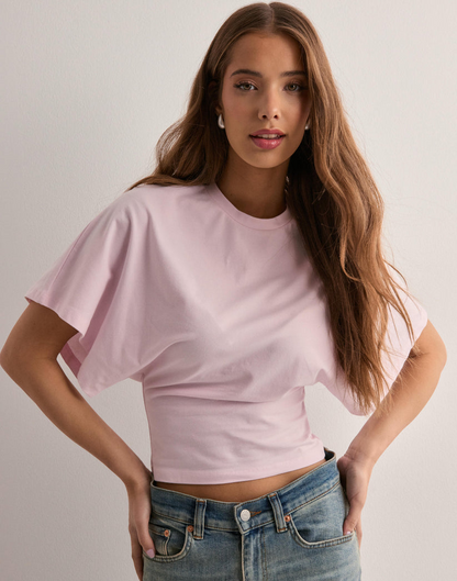 Amaya | Wide Sleeve T-Shirt with Tailored Fit