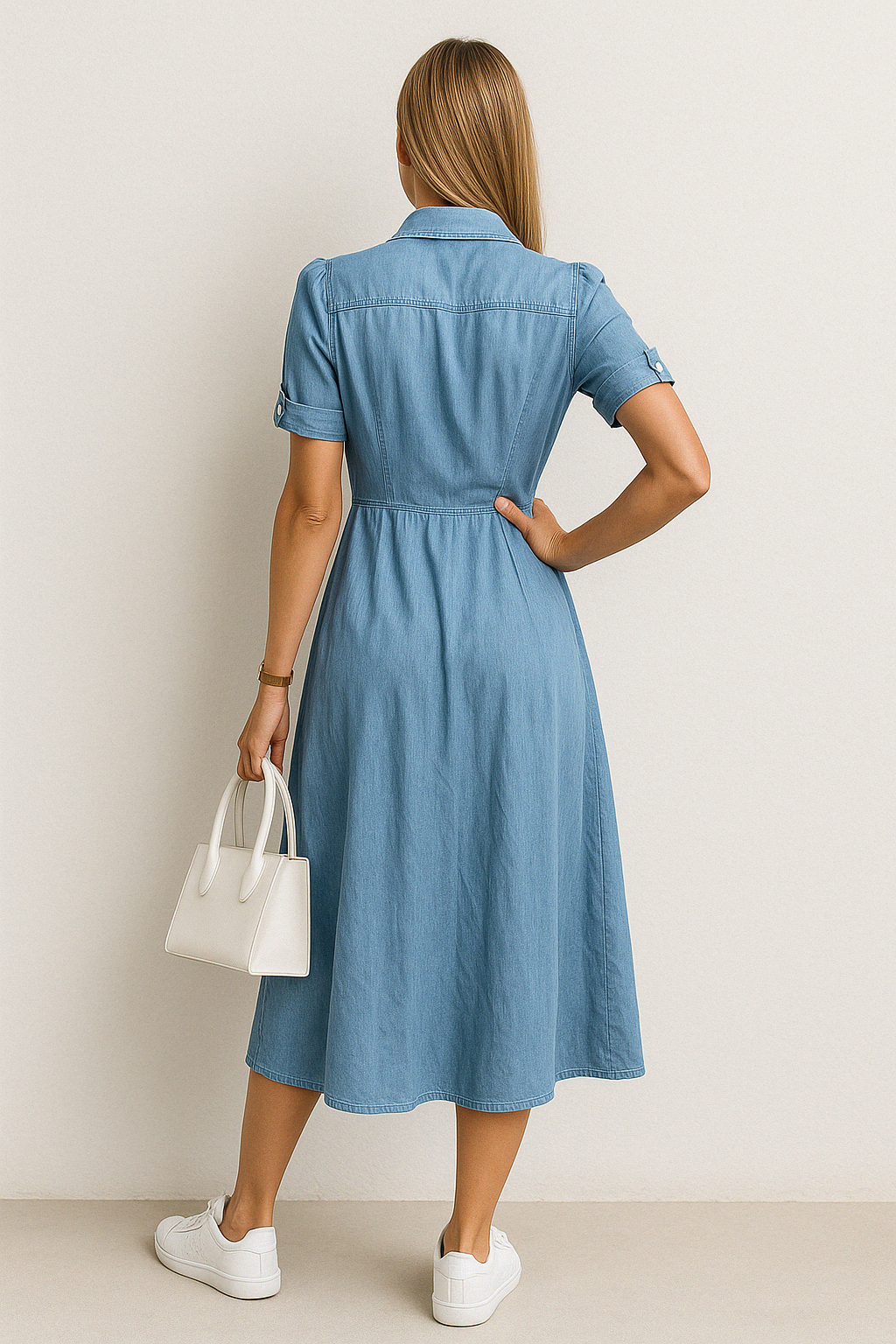 Sophie | Denim Summer Midi Dress