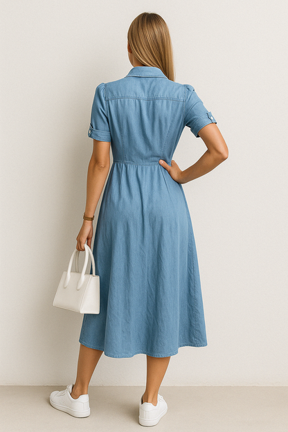 Sophie | Denim Summer Midi Dress