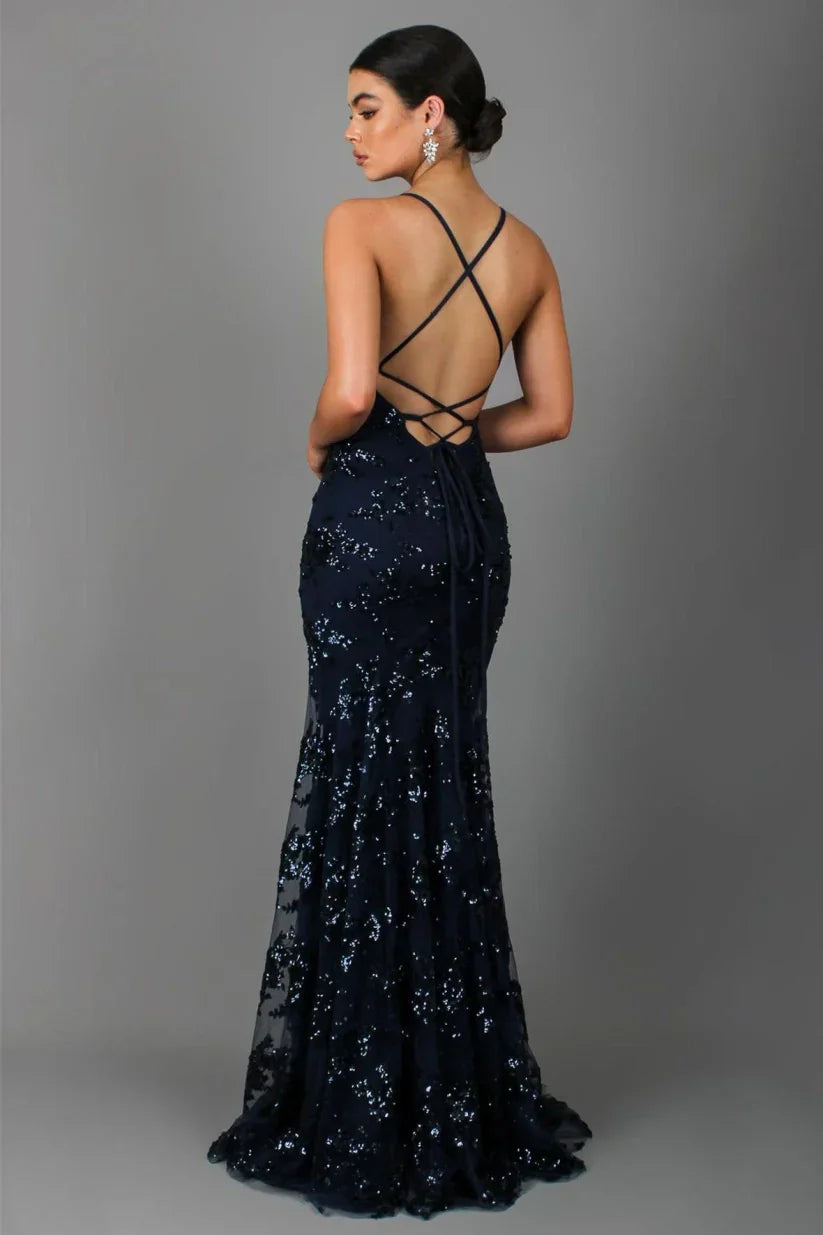 Serena | Sequin Formal Maxi Dress