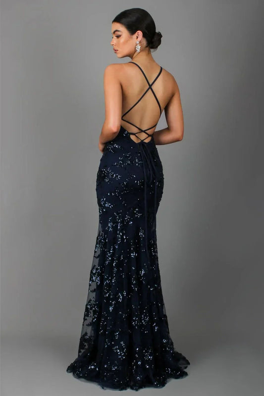Serena | Sequin Formal Maxi Dress